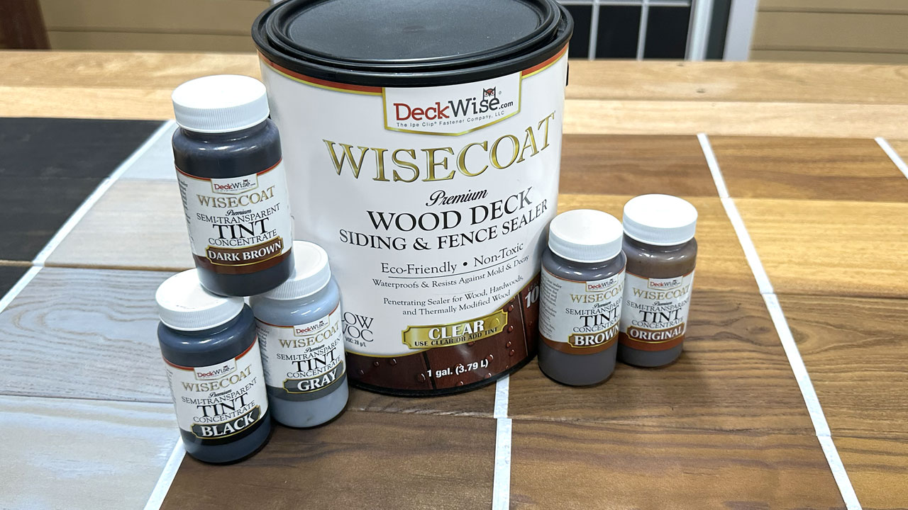 DeckWise® WiseCoat®, A Smarter Way to Protect and Beautify Wood!