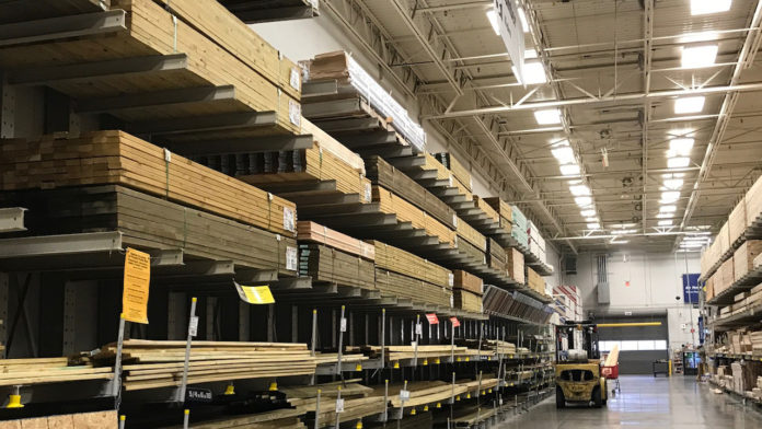 Lumber aisle