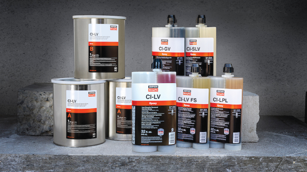 Structural epoxy products from Simpson StrongTie