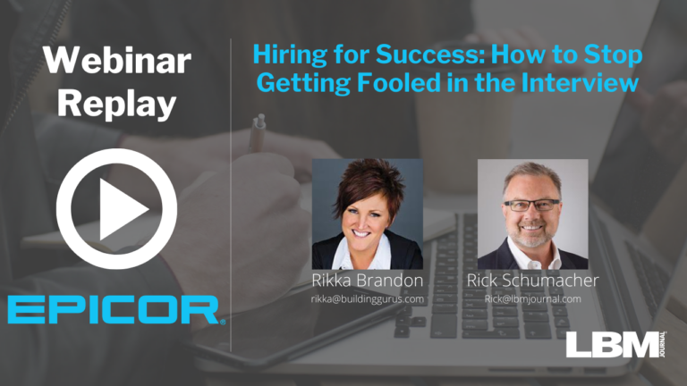 Webinar Replay: Hiring for Success Webinar Replay: Hiring for Success