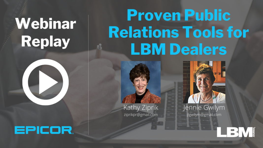 Ziprik 10.13.20 Replay-1280 Proven Public Relations Tools for LBM Dealers
